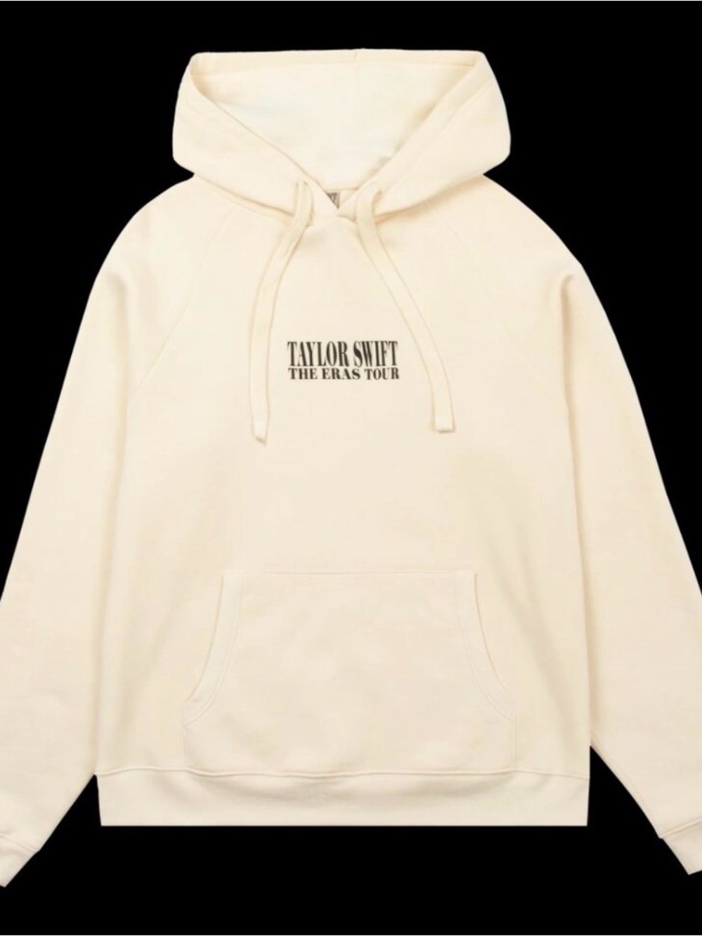 Taylor Swift Cream Crewneck Hoodie - The Eras Tour Chest Logo